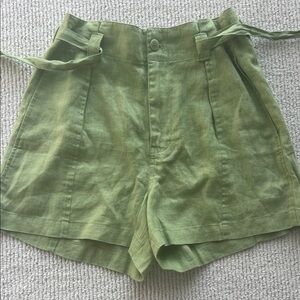 NWT Madewell Linen Shorts 0